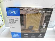 1 BOXED OVE DECORS INDOOR/OUTDOOR CURTAIN STRING LIGHTS RRP Â£49.99