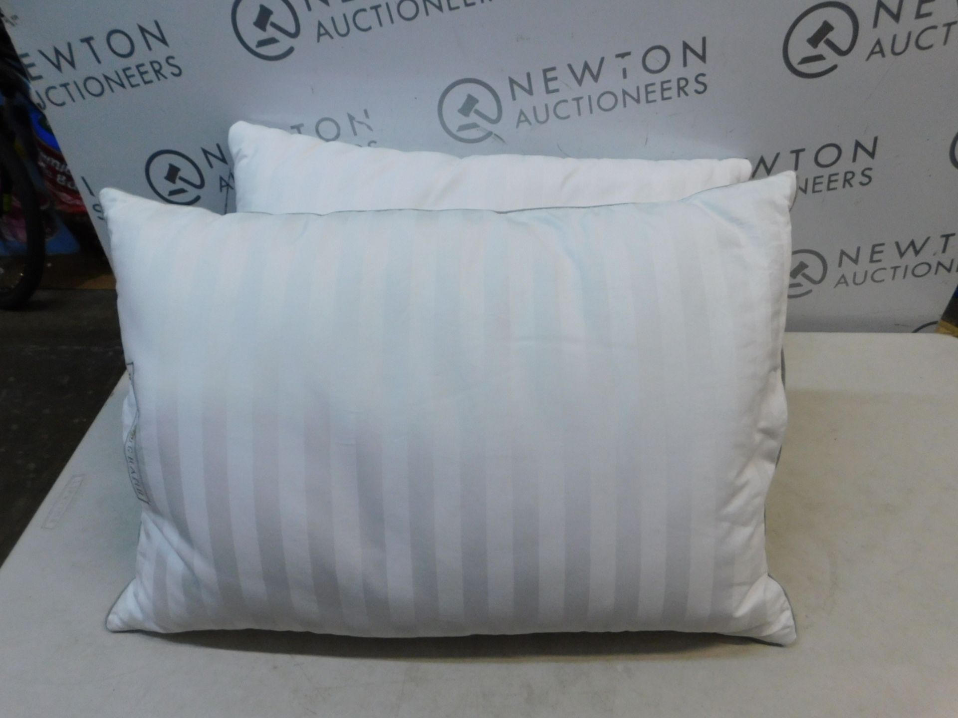 1 SET OF 2 HOTEL GRAND DOUBLE TOP GOOSE FEATHER & GOOSE DOWN PILLOWS RRP Ã‚Â£29.99