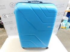 1 AMERICAN TOURISTER LIGHT BLUE HARDSIDE PROTECTION LARGE LUGGAGE CASE RRP Â£59