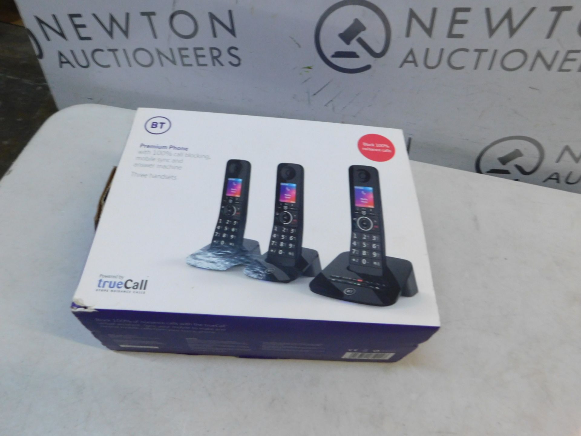 1 BOXED BT PREMIUM 090632 CORDLESS PHONE - TRIPLE HANDSETS RRP Â£119