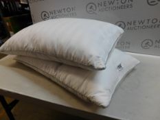 1 PAIR OF HOTEL GRAND DOUBLE TOP GOOSE FEATHER & GOOSE DOWN PILLOWS RRP Ã‚Â£29.99