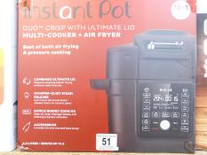 1 BOXED INSTANT VORTEX CLEARCOOK 7.6L DUAL AIR FRYER RRP Â£199