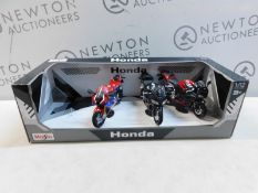 1 BOXED MAISTO 1:12 SCALE HIGHLY DETAILED MOTORCYCLES: HONDA (6+ YEARS) RRP Â£39