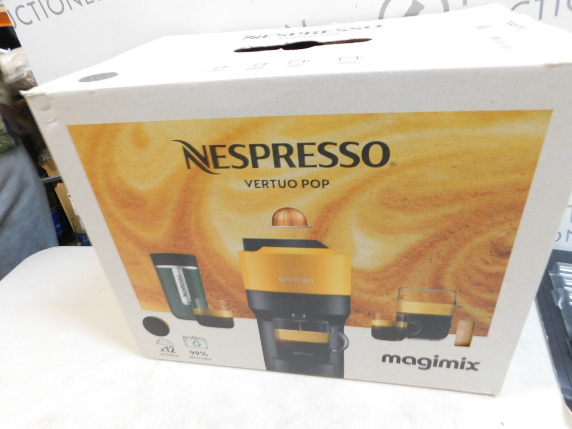 1 BOXED VERTUO POP NESPRESSO COFFEE POD MACHINE RRP Â£99.99