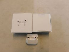 1 BOXED PAIR OF APPLE AIRPODS PRO BLUETOOTH EARPHONES WITH WIRELESS CHARGING CASE RRP Â£249.99 (