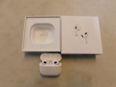 1 BOXED PAIR OF APPLE AIRPODS 3RD GENERATION MODEL MME73ZM/A RRP Â£179.99 (POWER ON/WORKING)