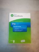 1 BRAND NEW SEALED QUICKBOOKS PRO DESKTOP 2015 RRP Â£39.99