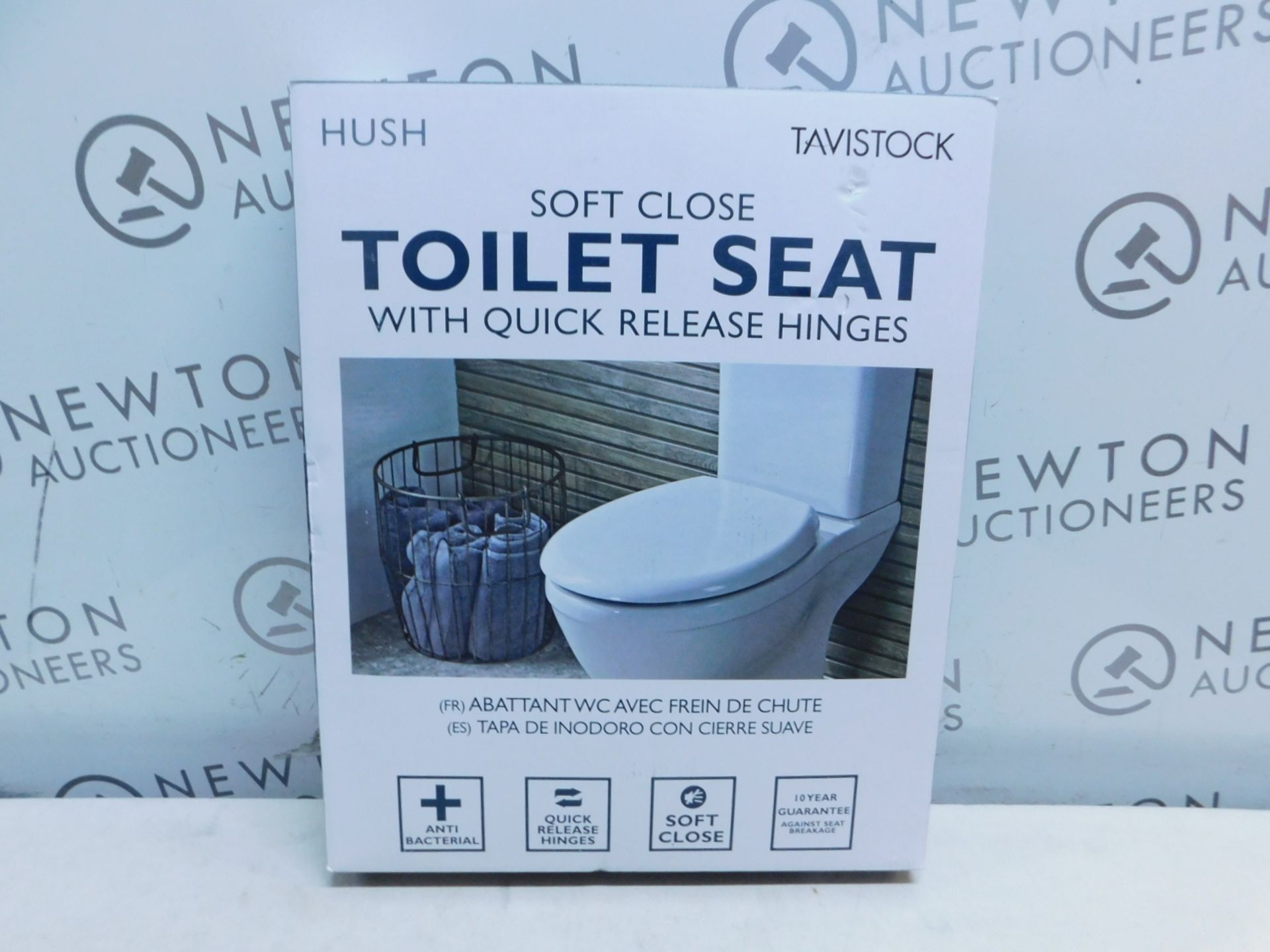 1 BOXED TAVISTOCK HUSH SOFT CLOSE QUICK RELEASE TOILET SEAT RRP Â£39.99