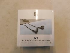 1 BRAND NEW SEALED BANG & OLUFSEN E4 ACTIVE NOISE-CANCELLING WIRED EARPHONES RRP Â£199.99