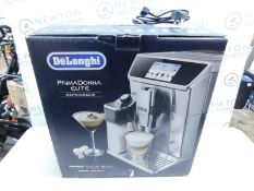 1 BOXED DE'LONGHI PRIMADONNA ELITE EXPERIENCE BEAN TO CUP COFFEE MACHINE ECAM650.85.MS RRP Â£1499 (