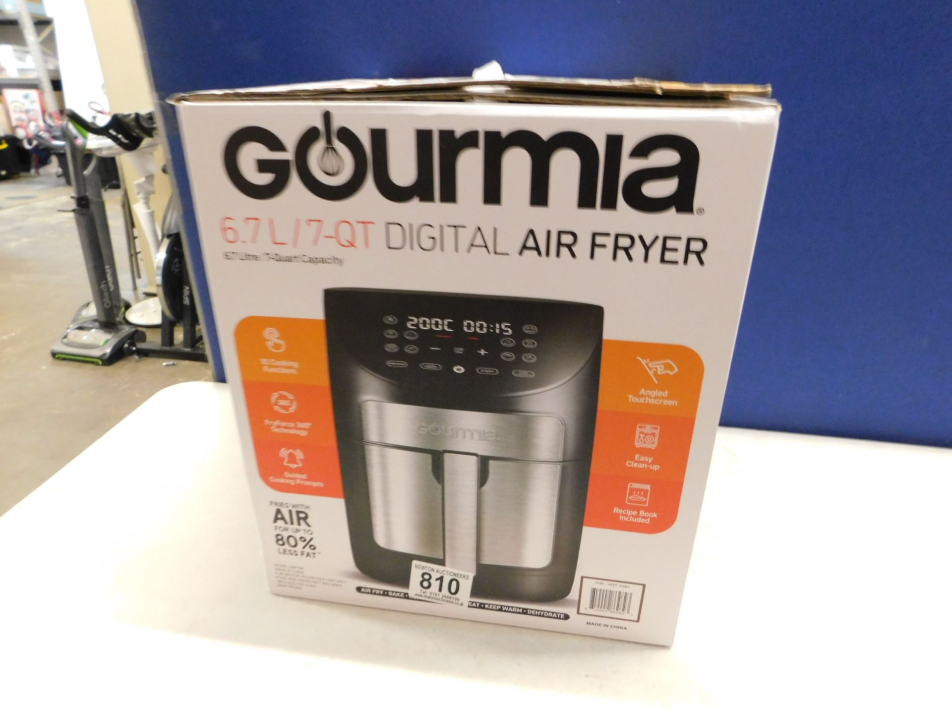 1 BOXED GOURMIA 6.7L DIGITAL AIR FRYER RRP Â£89.99