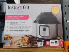 1 BOXED INSTANT POT GOURMET CRISP 11-IN-1, 7.6L PRESSURE COOKER & AIRFRYER RRP Â£199