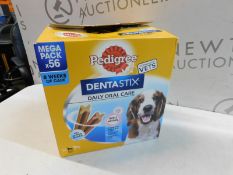 1 BOXED PEDIGREE DENTASTIX DAILY MEDIUM ADULT DOG TREATS DENTAL STICKS RRP Â£19