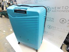 1 AMERICAN TOURISTER LIGHT BLUE HARDSIDE PROTECTION LARGE LUGGAGE CASE RRP Â£59