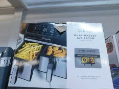 1 BOXED SUR LA TABLE DUAL BASKET AIR FRYER 7.57 LITER RRP Â£149.99