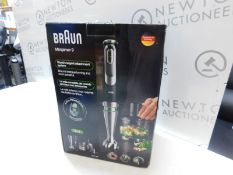 1 BOXED BRAUN MULTIQUICK 9 MQ9087X MIXER PATISSERIE WITH ACCESSORIES RRP Â£112.99