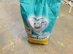 1 BAG OF SANICAT CLUMPING UNSCENTED 16L APPROX CAT LITTER RRP Â£19.99