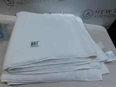 1 CHARISMA 100% HYGRO COTTON BATH SHEET, WHITE SIZE 96 X 177 CM RRP Â£24.99