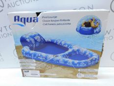 1 BRAND NEW BOXED AQUA MESH LUXURY POOL LOUNGE RRP Â£34.99