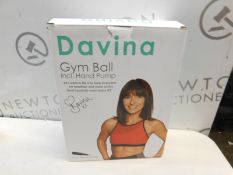 1 BRAND NEW BOXED DAVINA GYM BALL RRP Â£19