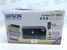 1 BOXED EPSON ECOTANK ET-2851 A4 COLOUR MULTIFUNCTION INKJET PRINTER RRP Â£299
