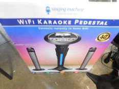 1 BOXED SINGING MACHINE WIFI KARAOKE PEDESTAL RRP Â£299.99