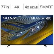 1 BOXED SONY BRAVIA XR-77A80J 77" 4K ULTRA HD (3840X2160) OLED GOOGLE TV WITH REMOTE RRP Â£2999 (