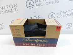1 BOXED PAIR OF MENS DEARFORMS SLIPPERS UK SIZE 8-10 RRP Â£34.99