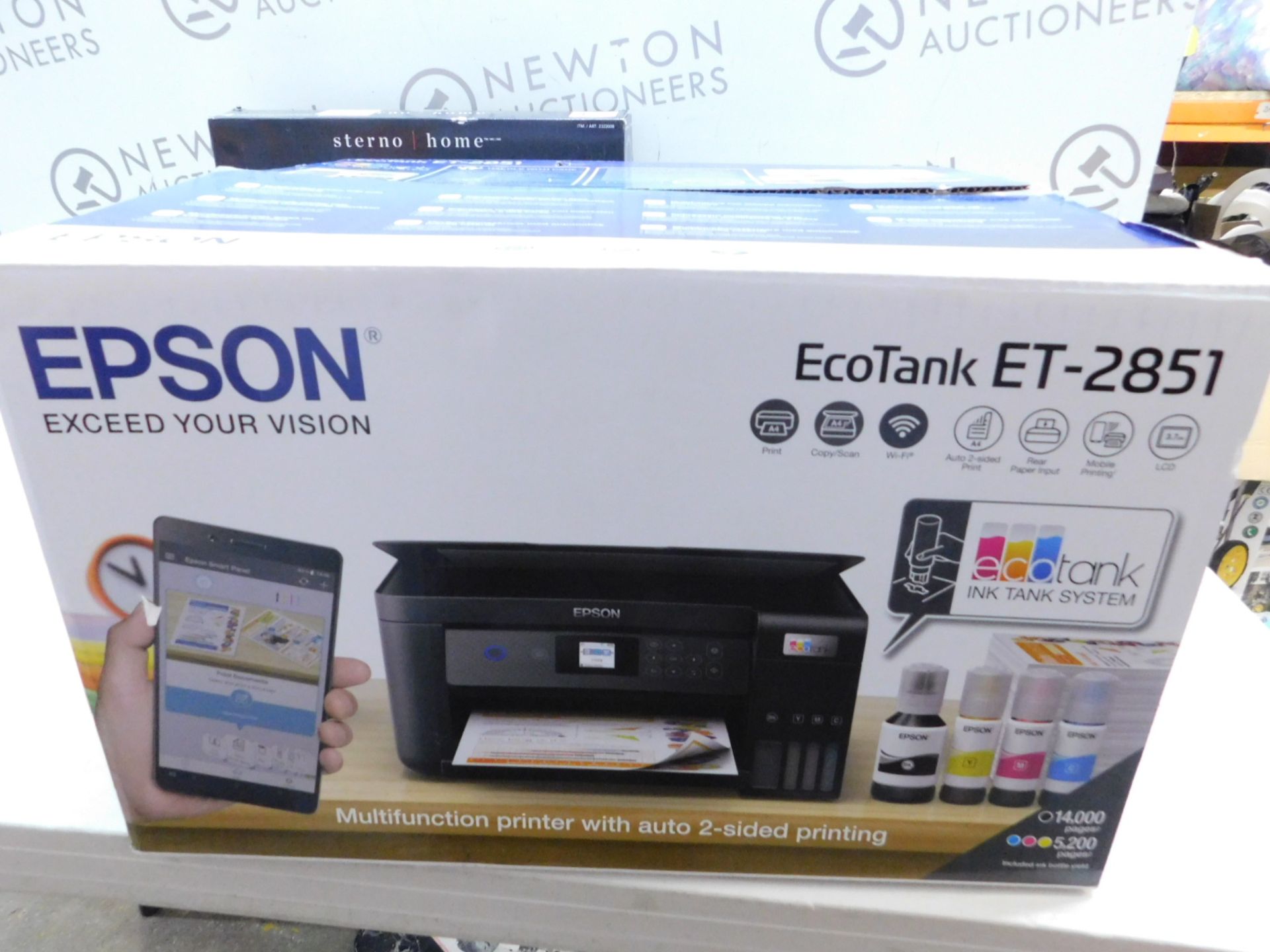 1 BOXED EPSON ECOTANK ET-2851 A4 COLOUR MULTIFUNCTION INKJET PRINTER RRP Â£299