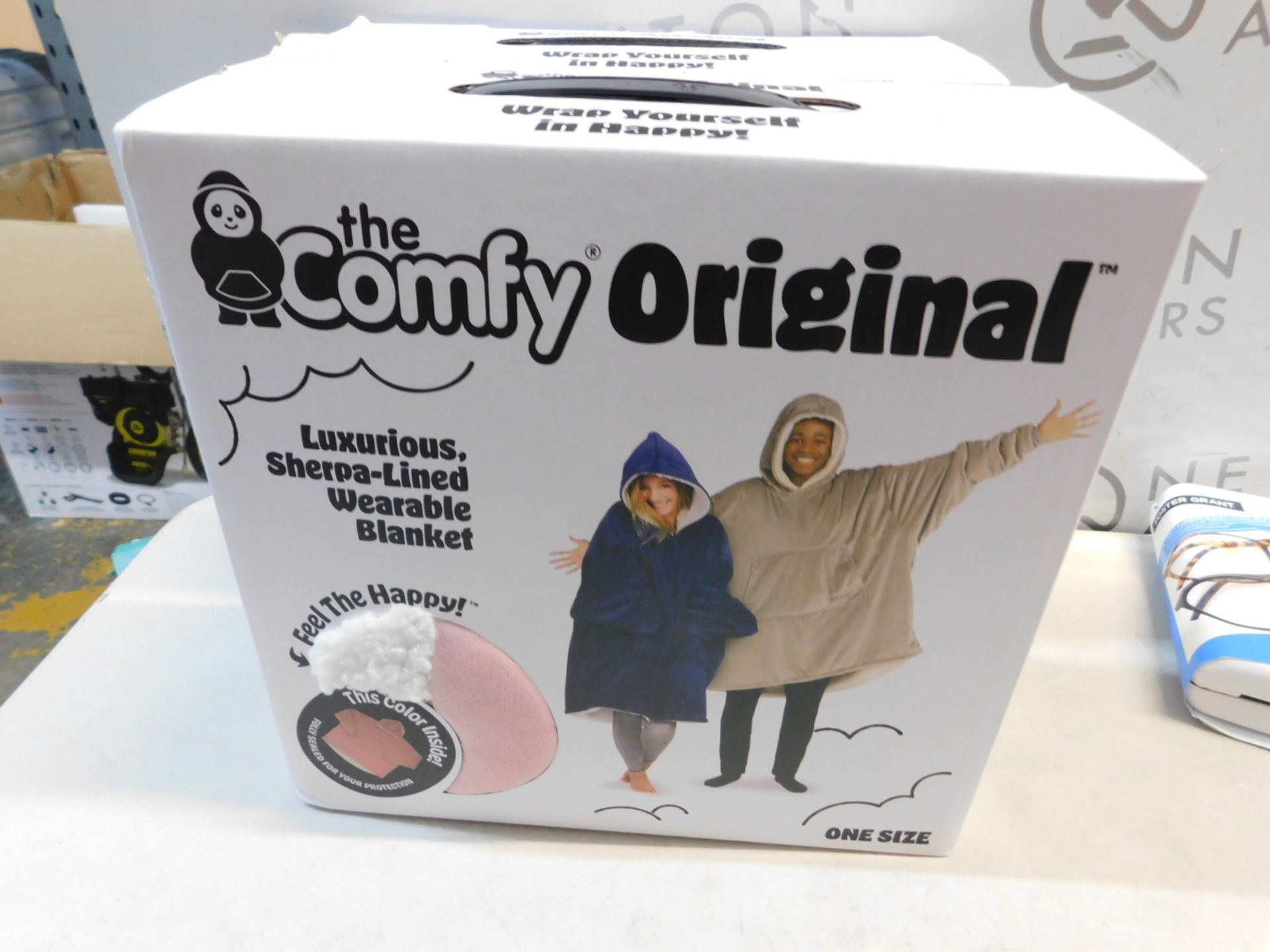 1 BOXED THE COMFY ORIGINAL WEARABLE BLANKET RRP Â£34.99