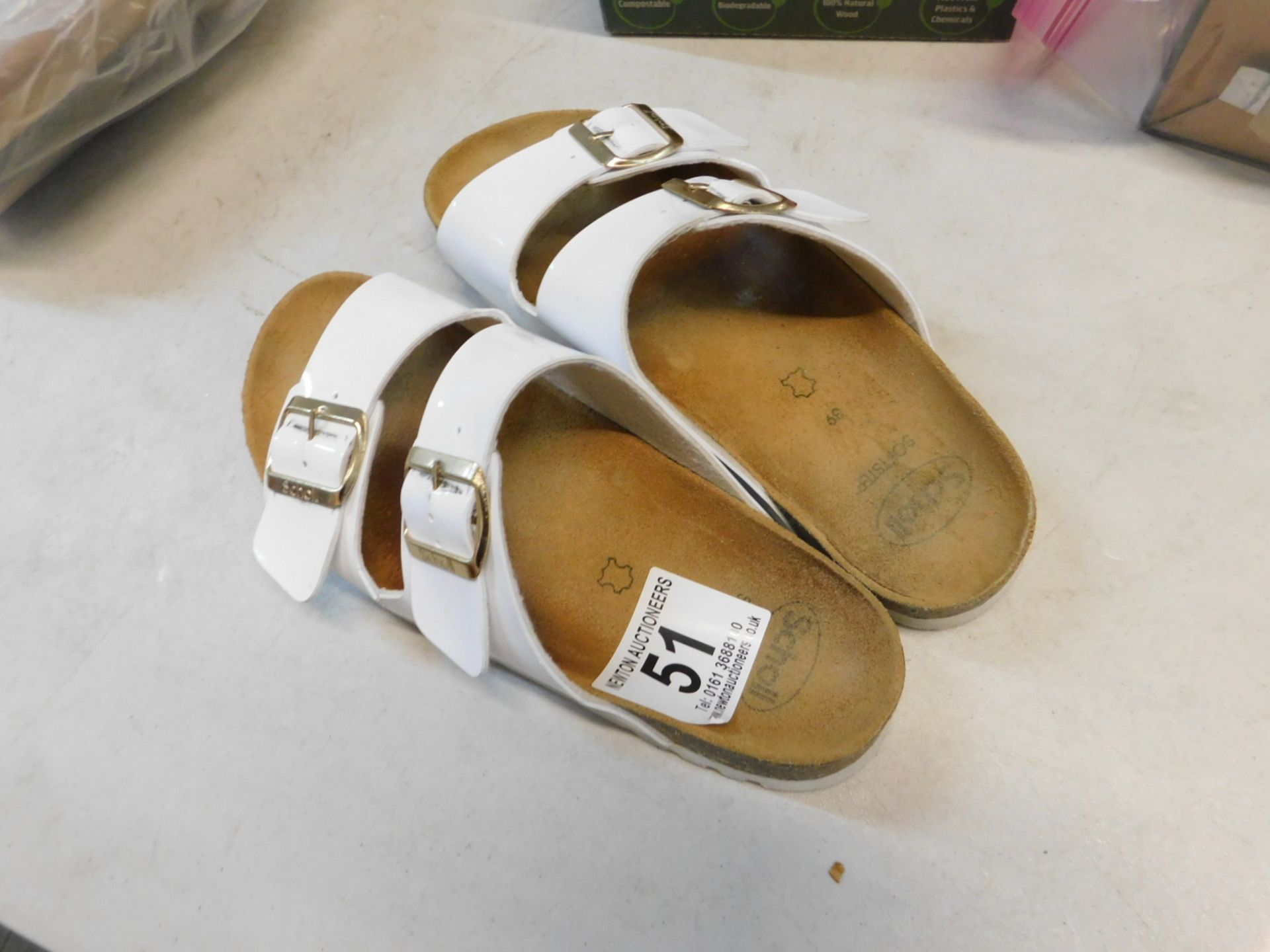 1 PAIR OF SCHOLL LADIES JOSEPHINE SANDALS SIZE 4 RRP Â£49