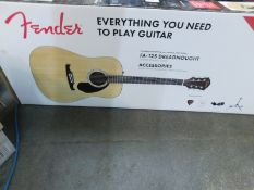 1 BOXED FENDER FA-125 DREADNOUGHT ACOUSTIC GUITAR RRP Â£135.99