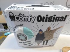1 BOXED THE COMFY ORIGINAL WEARABLE BLANKET RRP Â£34.99