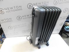 1 DELONGHI RADIA S OIL FILLED 1.5KW RADIATOR GREY RRP Â£129