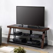 1 BAYSIDE FURNISHINGS HARLOWE 3-IN-1 TV STAND FOR TV'S UP TO 65" RRP Â£199 (PICTURES FOR