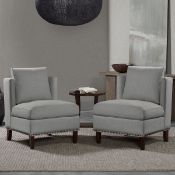 1 BOXED THOMASVILLE ARLO 3 PIECE ACCENT CHAIR AND TABLE SET RRP Â£349 ( PICTURES FOR ILLUSTRATION