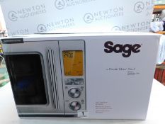 1 BOXED SAGE 32 LITRE 1100W THE COMBI WAVE 3 IN 1 MICROWAVE IN BLACK STAINLESS STEEL
