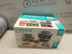 1 BOXED SISTEMA KLIP IT 10 PACK (APPROX) CONTAINERS RRP Â£29.99