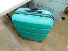 1 AMERICAN TOURISTER LIGHT GREEN HARDSIDE PROTECTION LARGE LUGGAGE CASE RRP Â£89