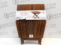 1 MELINO WOODEN FOLDING TABLE RRP Â£39