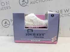 1 BOXED TOTES ISOTONER PILLOW STEP WOMEN'S MULE SLIPPERS SIZES UK 3-4 RRP Â£19