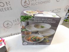1 BOXED SET OF 4 (APPROX) SERVING BOWLS RRP Â£29.99
