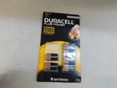 1 PACK OF 6 DURACELL 9V BATTERIES RRP Â£29.99