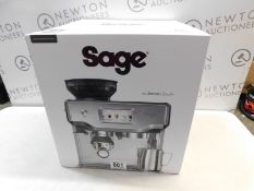 1 BOXED SAGE BARISTA TOUCH BARISTA QUALITY BEAN-TO-CUP COFFEE MACHINE IN STAINLESS STEEL BLACK MODEL