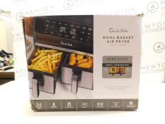 1 BOXED SUR LA TABLE DUAL BASKET AIR FRYER, 7.6L RRP Â£129