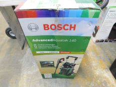 1 BOXED BOSCH HIGH PRESSURE WASHER ADVANCED AQUATAK 140 2100W RRP Â£299