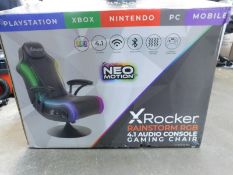1 BOXED X ROCKER RAINSTORM 4.1 WIRELESS RGB GAMING CHAIR RRP Â£249