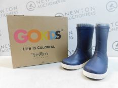 1 BOXED KIDS SOCK LINED WELLYS UK SIZE 2/3 RRP Â£39