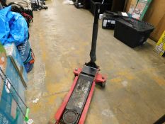 1 ARCAN 2TON ALUMINIUM TROLLEY FLOOR JACK RRP Â£199.99