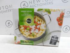 1 BOXED THE ORIGINAL GREEN PAN HEALTHY CERAMIC CASSEROLE WITH LID RRP Â£80